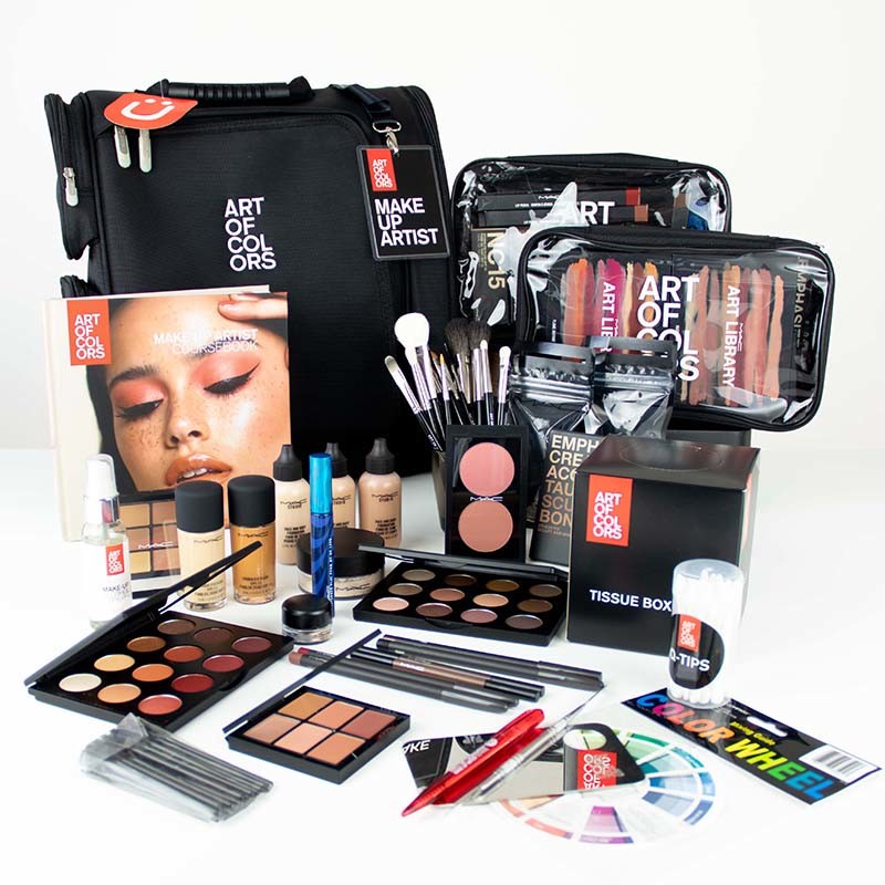 MAC Cosmetics makeup set + ZUCA Artist Backpack